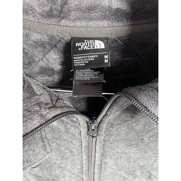 The North Face Caroluna Jacket Women's Size Medium Dark Gray Sherpa Lined - Picture 4 of 10